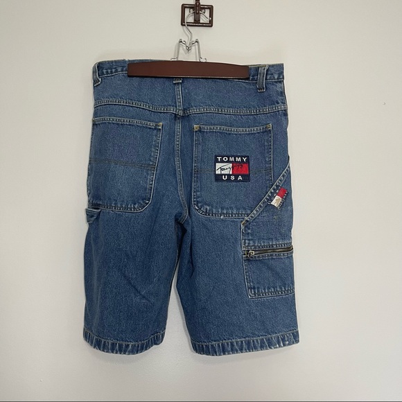 Tommy Hilfiger Other - Vintage Tommy Hilfiger Mens 36 Carpenter Painter Denim Short 100% Cotton